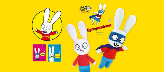 Зайчик Сімон тепер у вигляді м’яких іграшок!