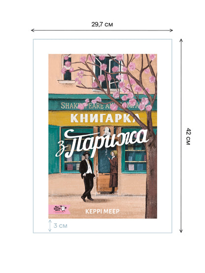 Постер Книгарка з Парижа А3